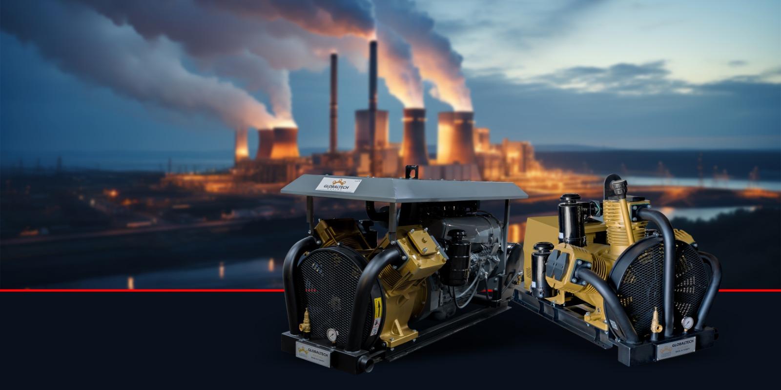 CEMENT BULKER SEMI-TRAILER COMPRESSORS